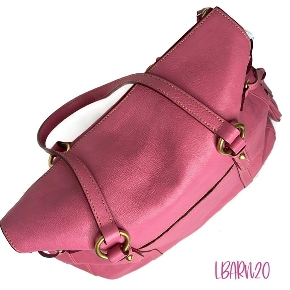 Dooney & Bourke DB Bubble Gum Pink Florentine Smith Bag - Picture 5 of 13